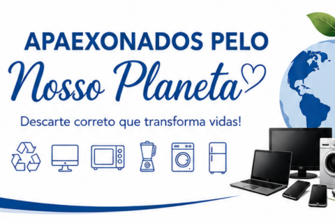 APAE de Concórdia lança campanha de recolhimento de lixo eletrónico para reverter fundos a projetos sociais