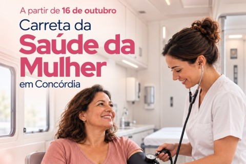 Concórdia receberá Carreta da Saúde da Mulher em outubro