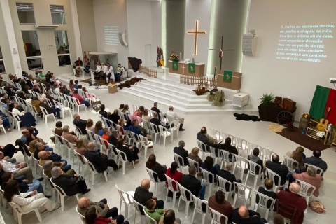Momento de fé e tradição no Culto Gaúcho da Comunidade da Paz de Concórdia