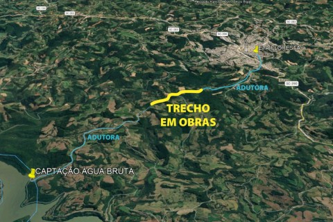 Obras para implantação de adutora do Rio Uruguai começam esta semana na Linha Guarani