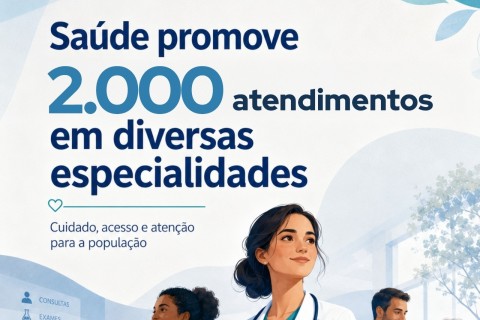 Saúde de Concórdia promove cerca de 2000 atendimentos em diversas especialidades