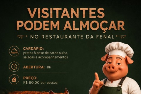 39ª Fenal: Parque de Exposições recebe a Festa Nacional do Leitão Assado neste domingo