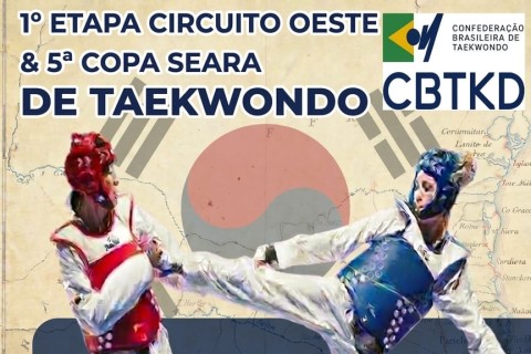Taekwondo de Concórdia mobiliza 25 atletas para a 1ª etapa do Circuito Oeste em Seara