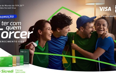Sicredi e Visa realizam ação para a Copa do Mundo da FIFA™