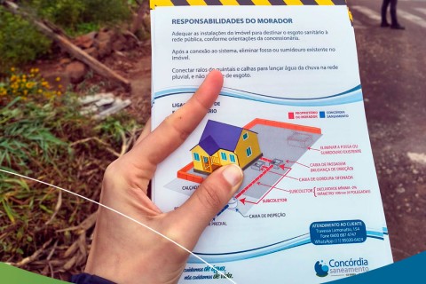 Concórdia Saneamento inicia obras de rede de esgoto em mais de 30 ruas do Bairro Guilherme Reich