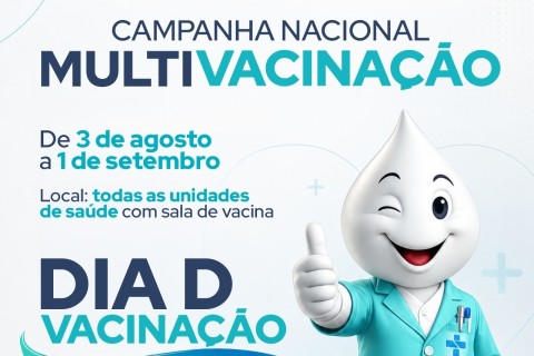 Rede de saúde de Concórdia participa de Campanha Nacional de Multivacinação