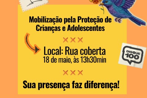 Concórdia promove mobilização de combate ao abuso e à exploração sexual de crianças e adolescentes no dia 18 de maio
